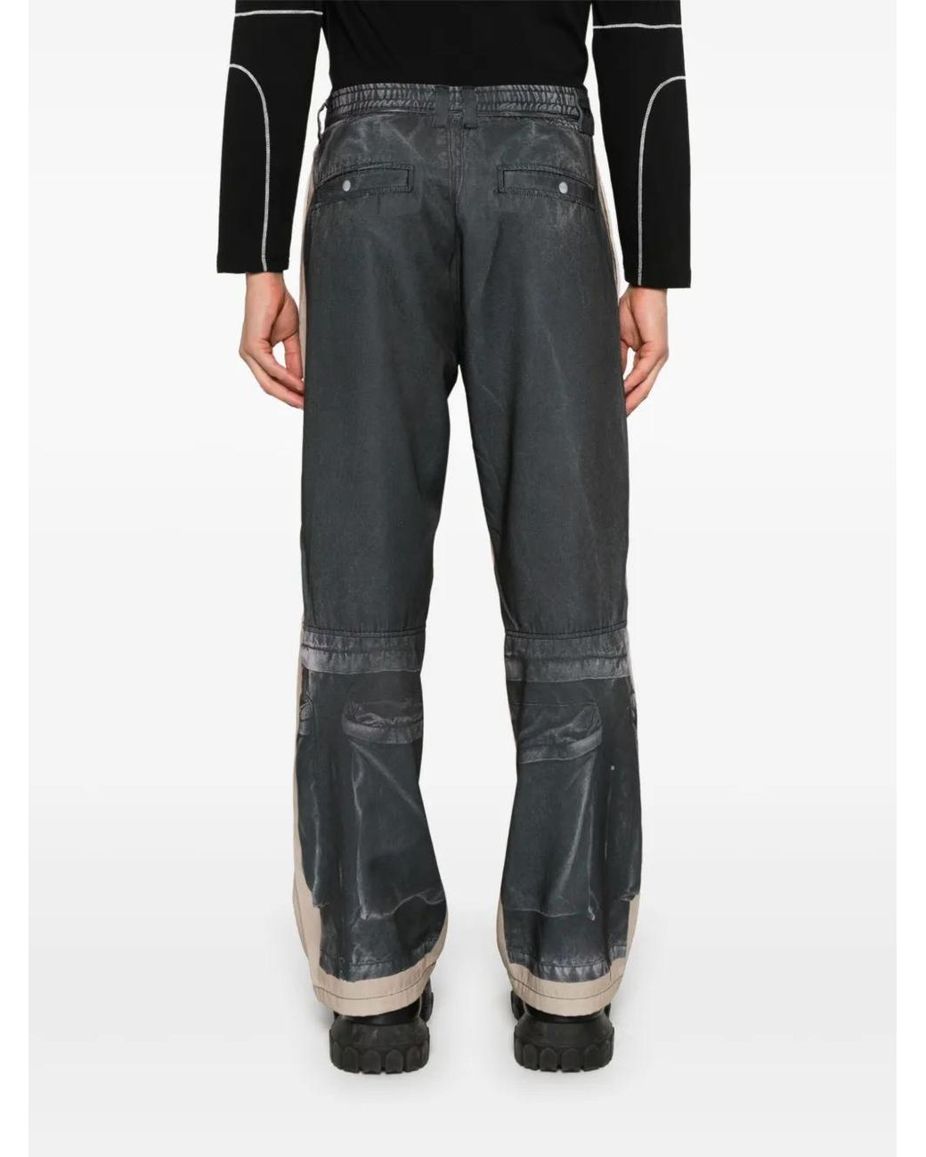 DIESEL Gray P-Schulz Cargo Pant for men