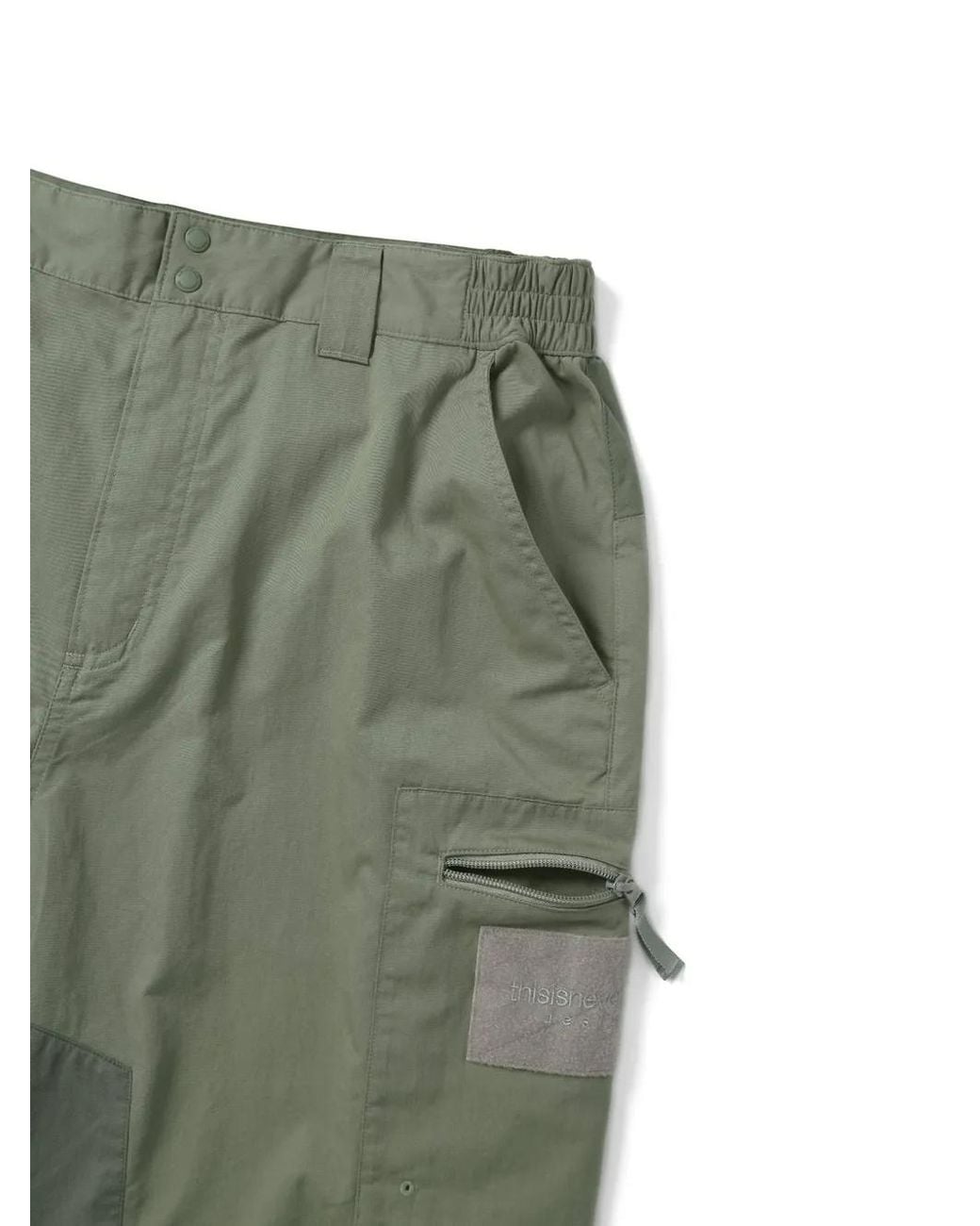 Thisisneverthat Green Pcu Shorts for men