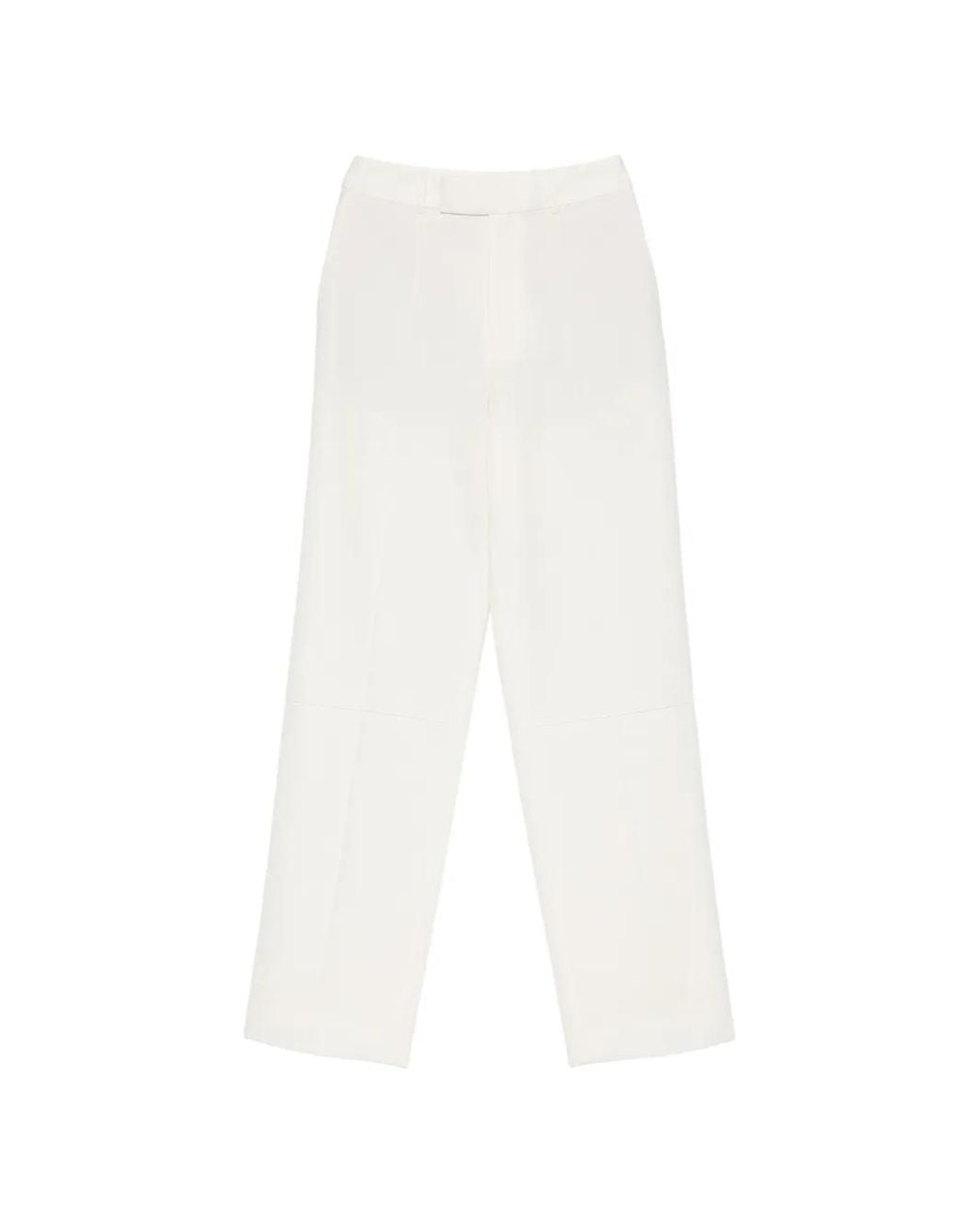 Rohe White Seam-Detail Tailored Trousers
