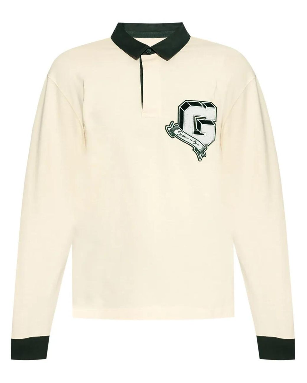 Givenchy Natural Logo-Patch Polo Shirt for men