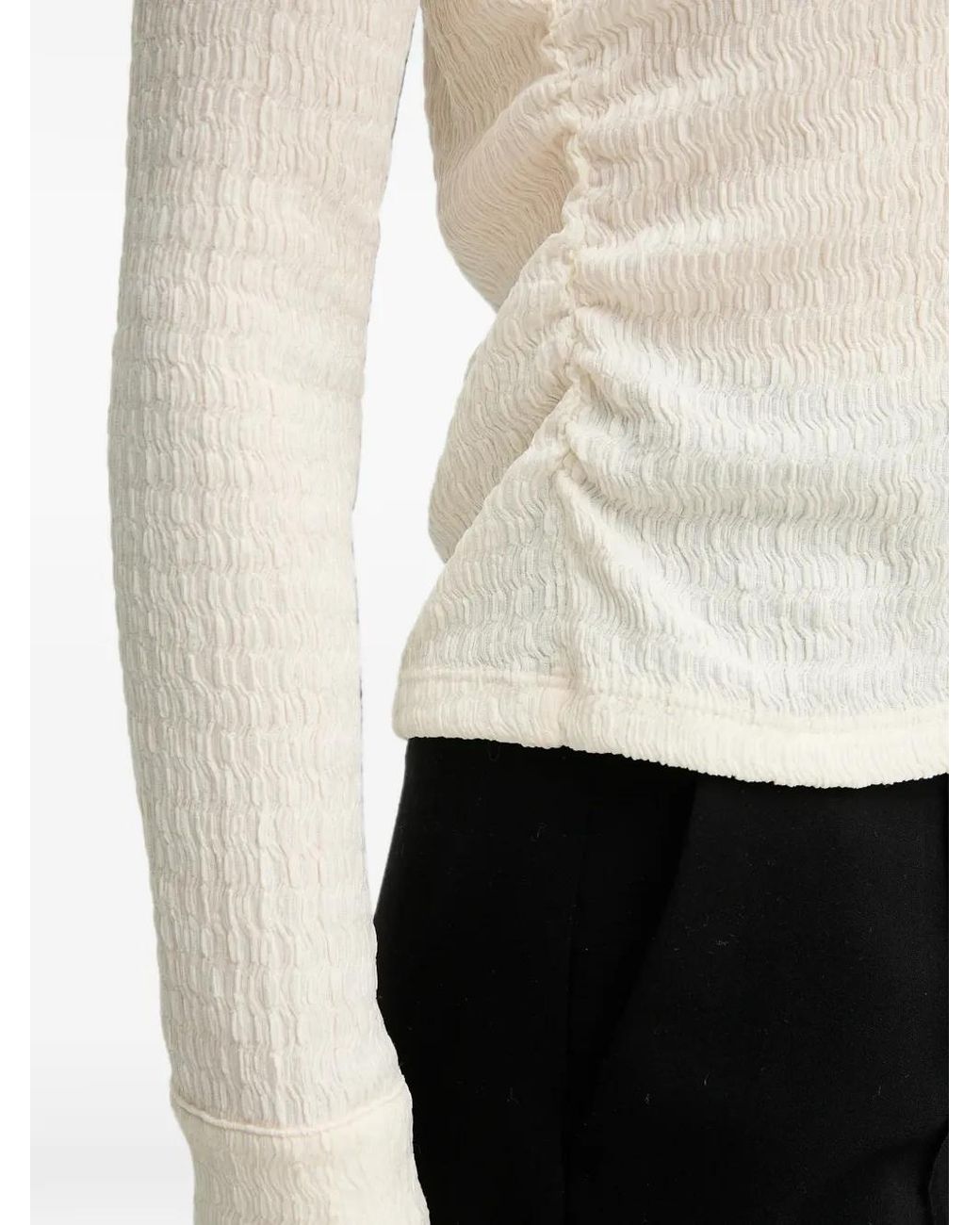 DKNY White V-Neck Shirt
