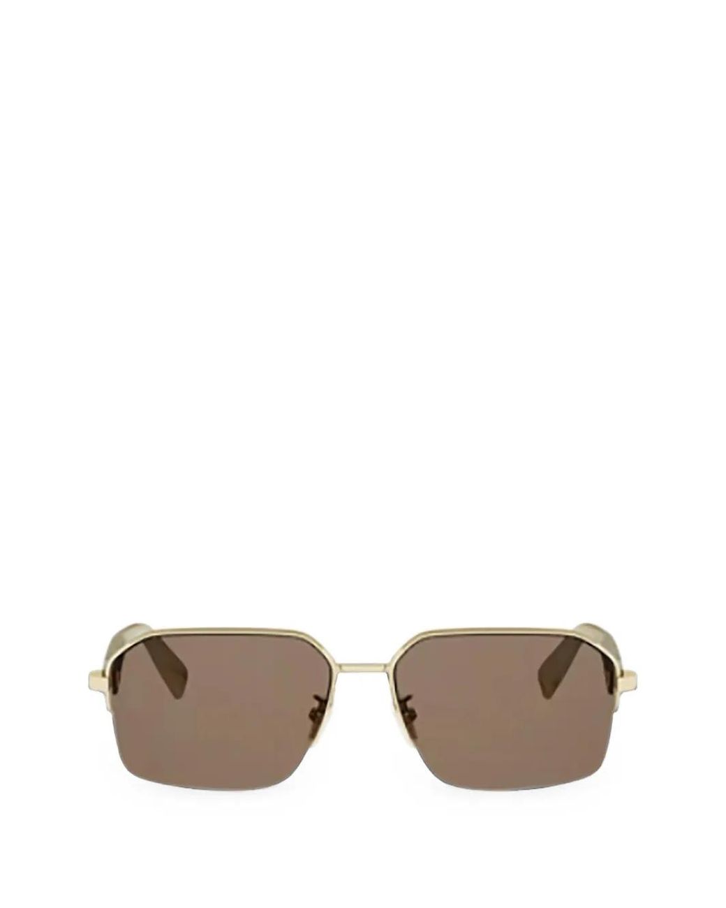 BVLGARI Metallic Square-Frame Sunglasses