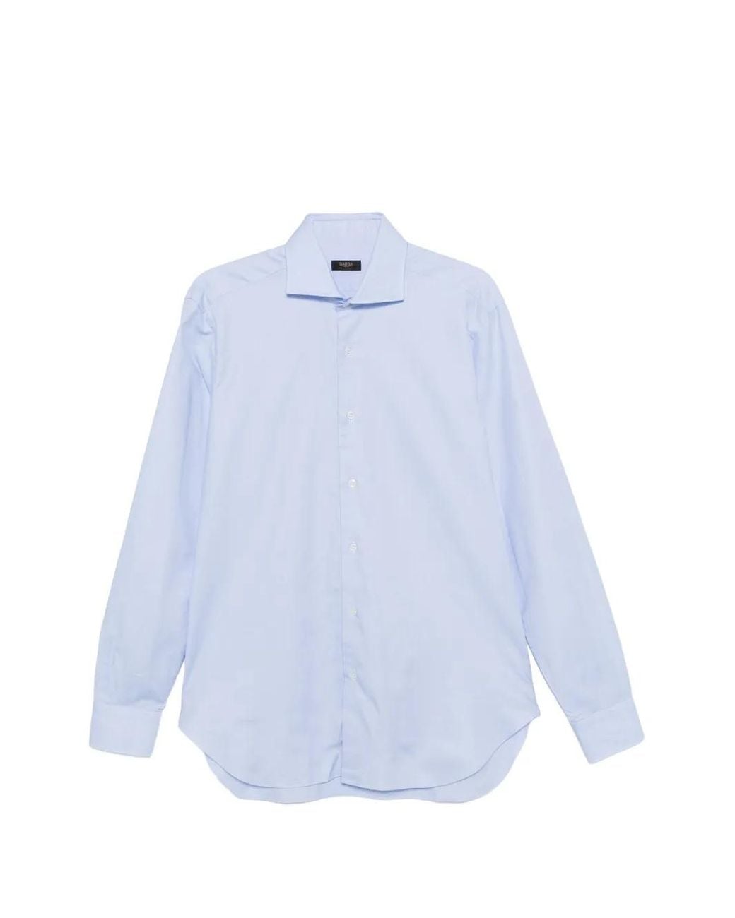 Barba Napoli Blue Chemise À Col Italien for men