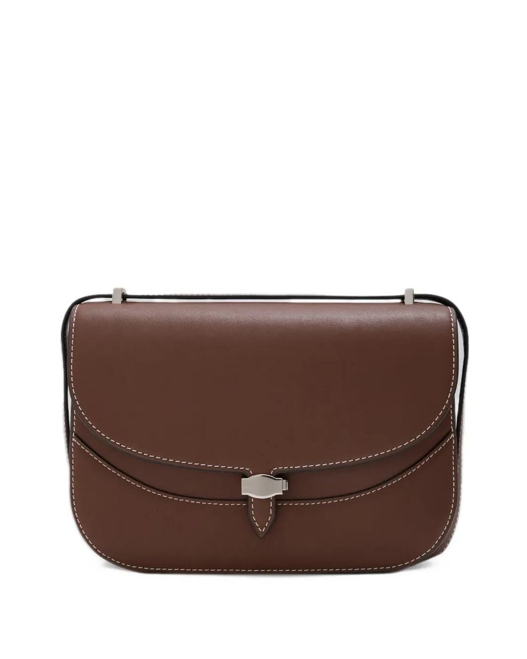 Veronica Beard Brown Dash Shoulder Bag