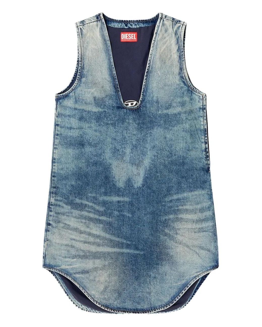 DIESEL Blue De-Laris-Dress-S