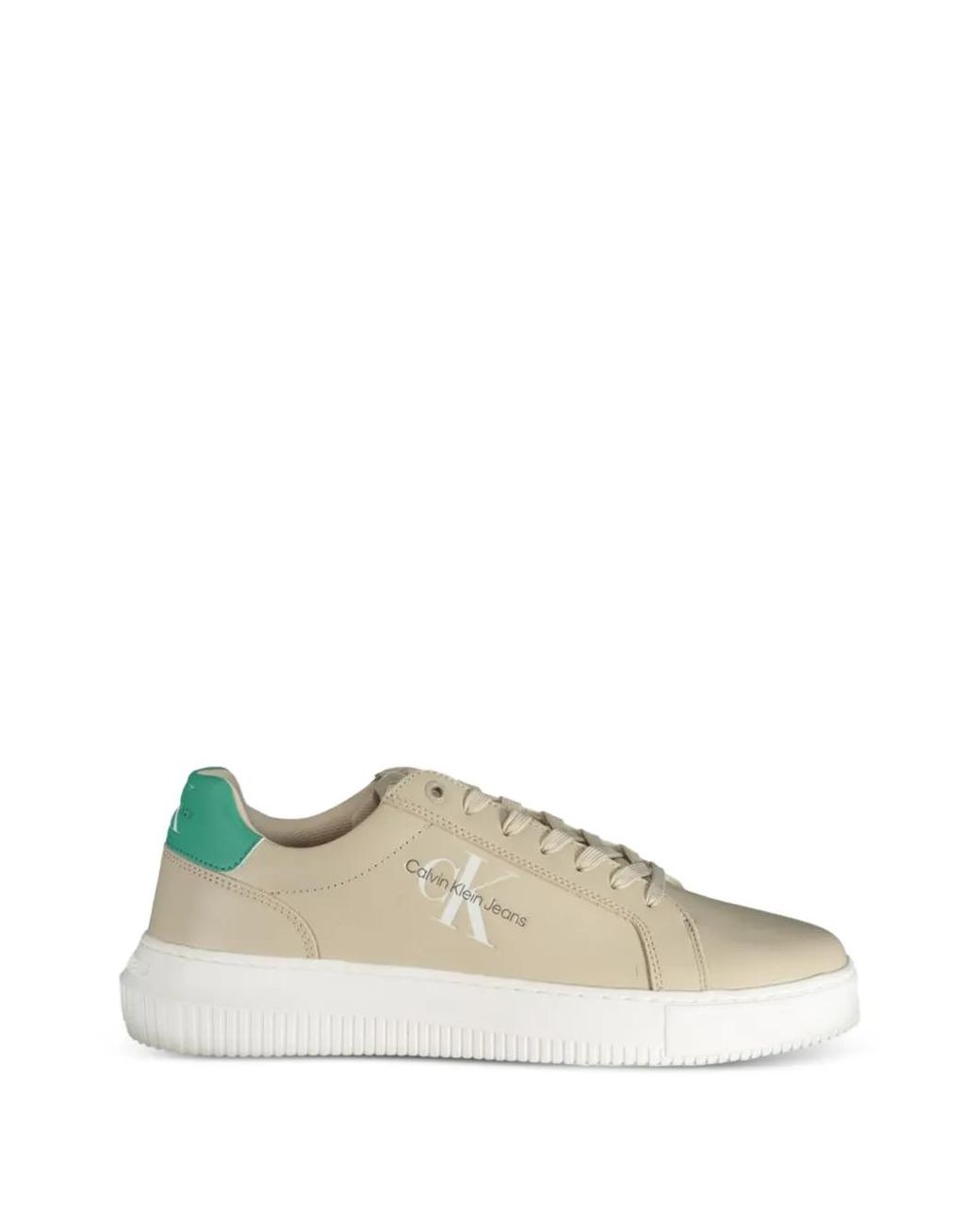 Calvin Klein Natural Monogram-Logo Sneakers for men