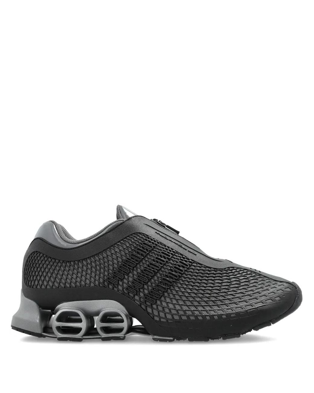 Adidas Black Megaride S2 Zip-Up Sneakers