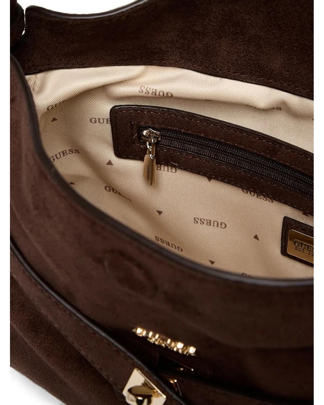 Guess Brown Ella Shoulder Bag