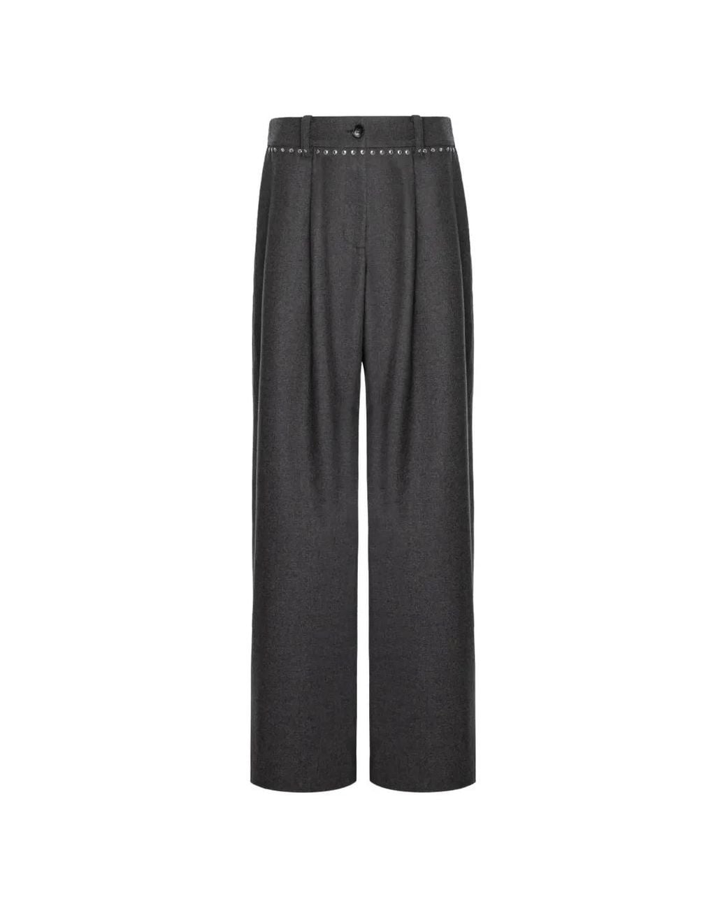 SEEN USERS Gray Lost Modesty Straight Trousers