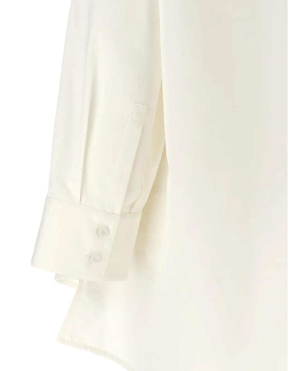 Jil Sander White Cut-Out Armhole Shirt