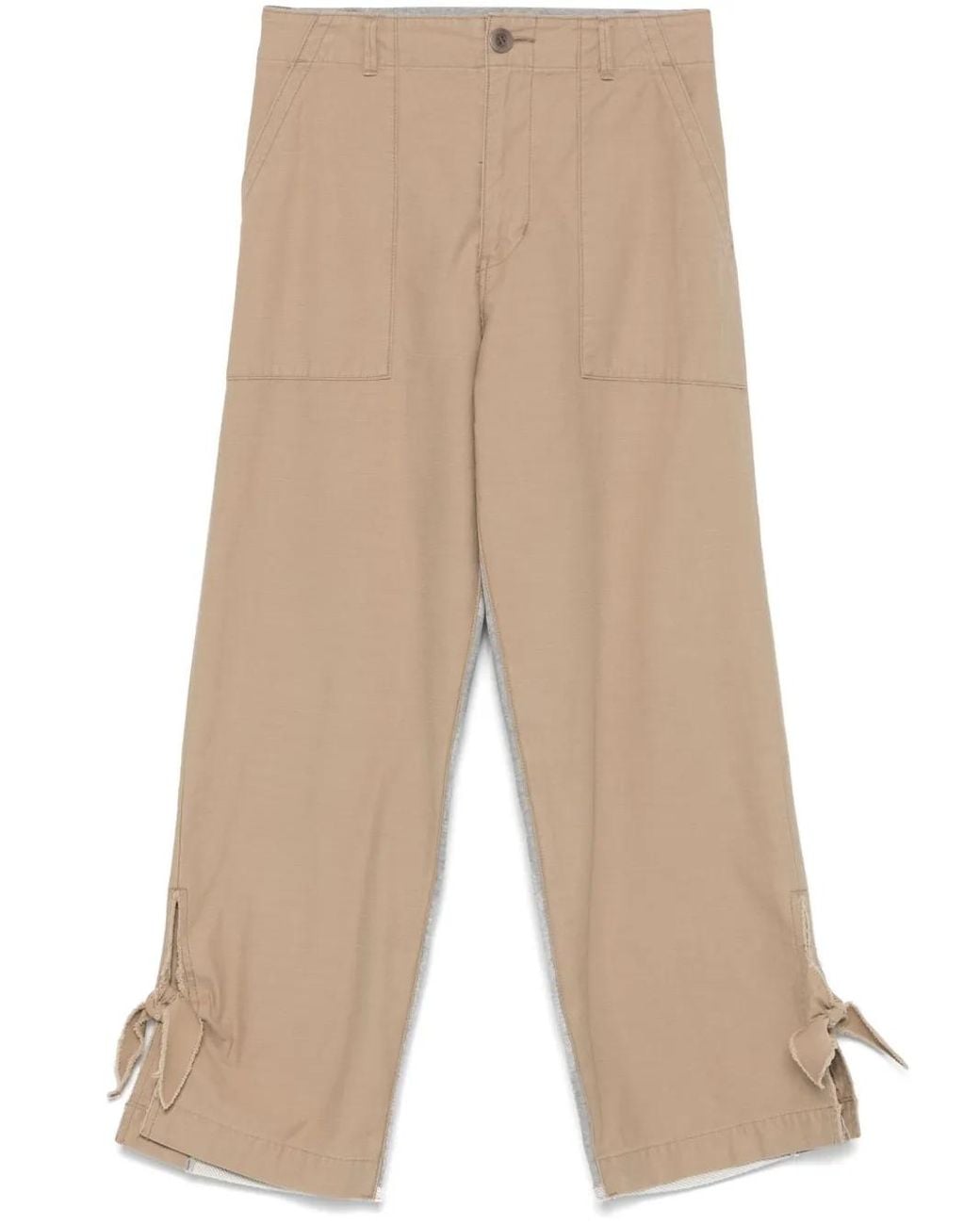 Undercover Natural Panelled Trousers