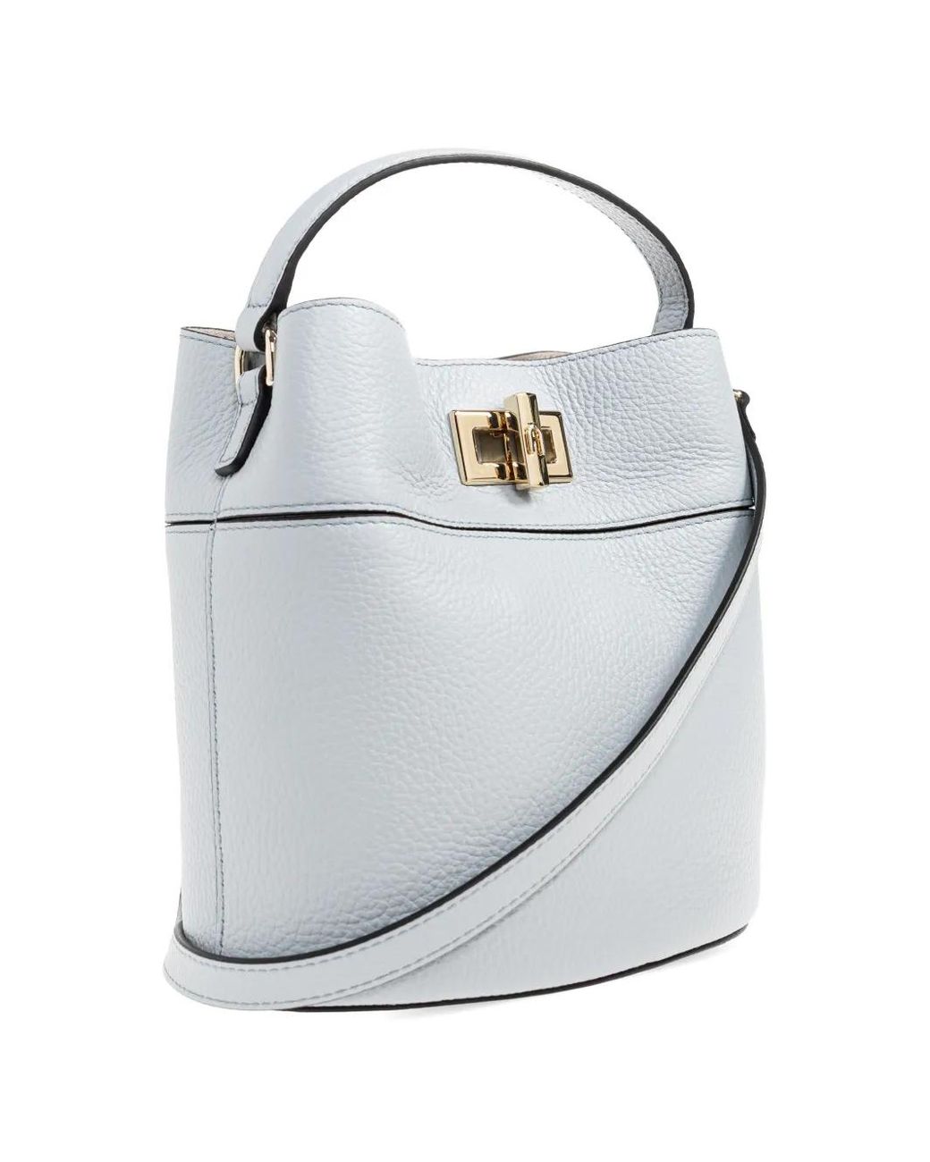 Furla Gray 'Amelia Mini' Bucket Handheld Bag
