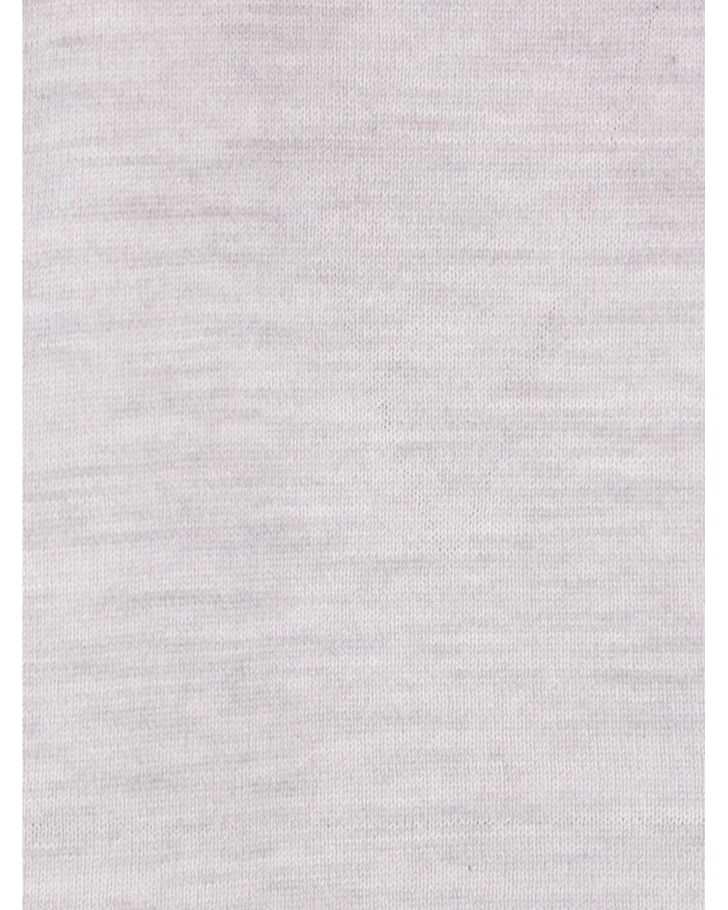 arch4 White Contrasting-Edges Short-Sleeve T-Shirt