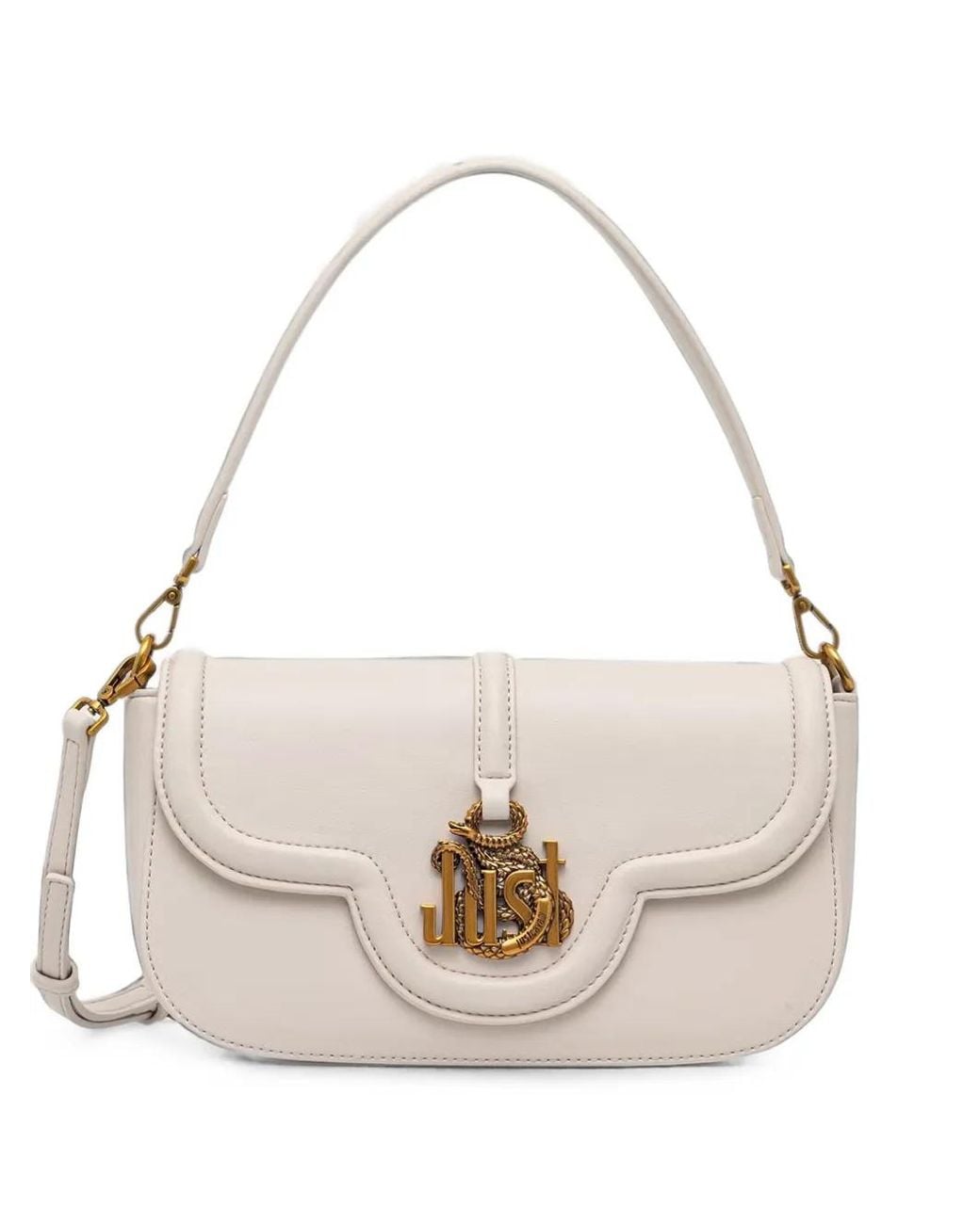 Just Cavalli Natural Just Snake Shoulder Bag