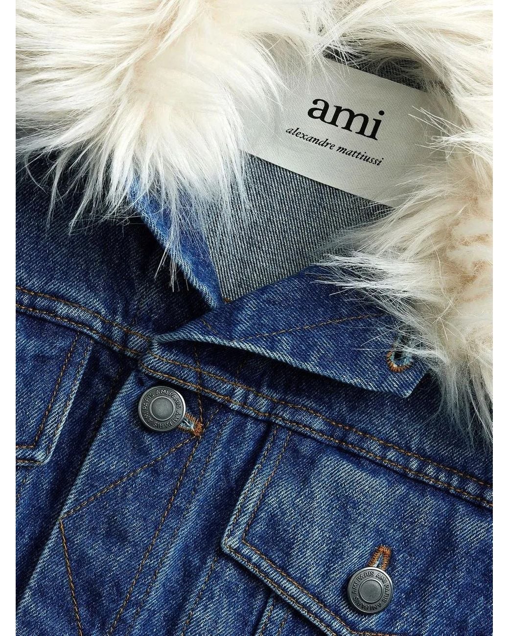 AMI Denim Jack in het Blue
