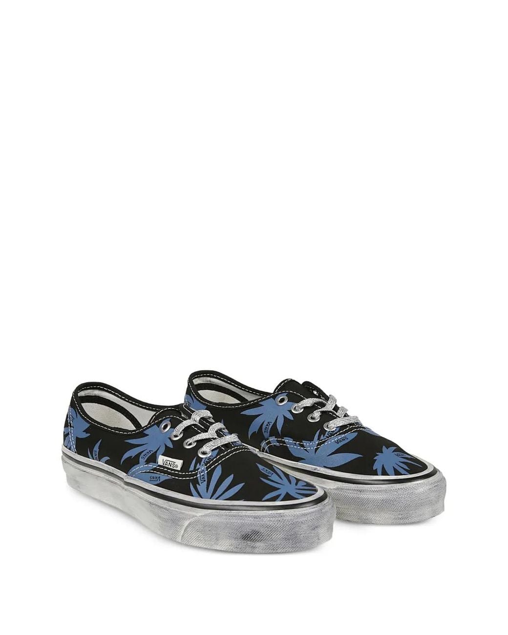 Vans White Canvas Rubber Flat Shoes