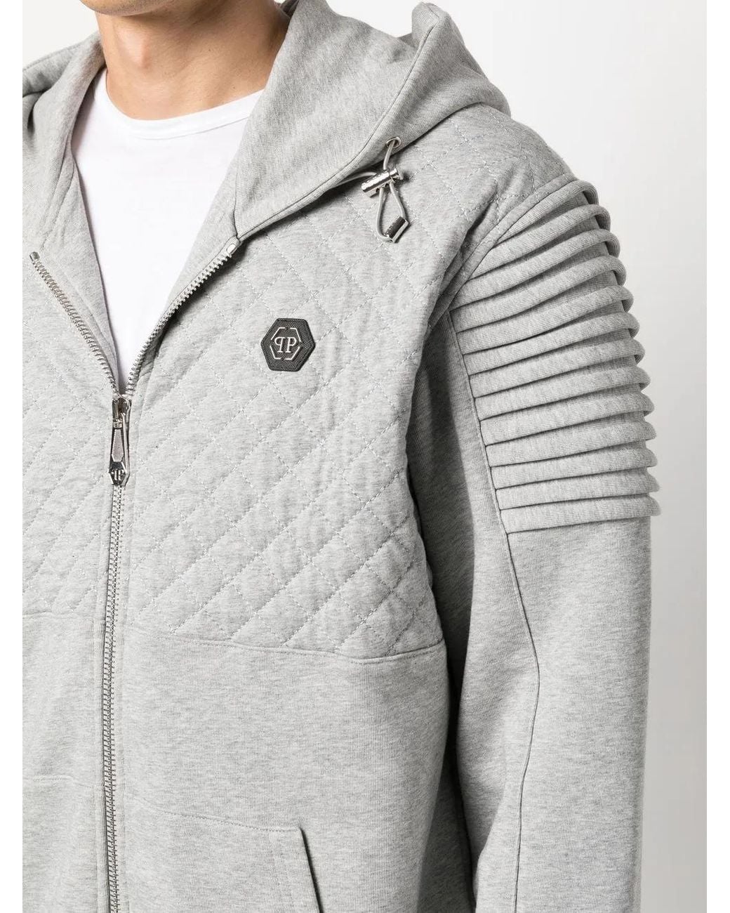 Philipp Plein Gewatteerd Trainingspak in het Gray voor heren