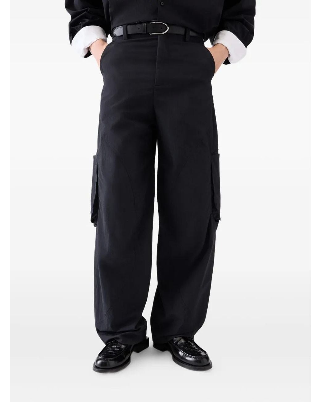 Jacquemus Black Cargo Pants for men
