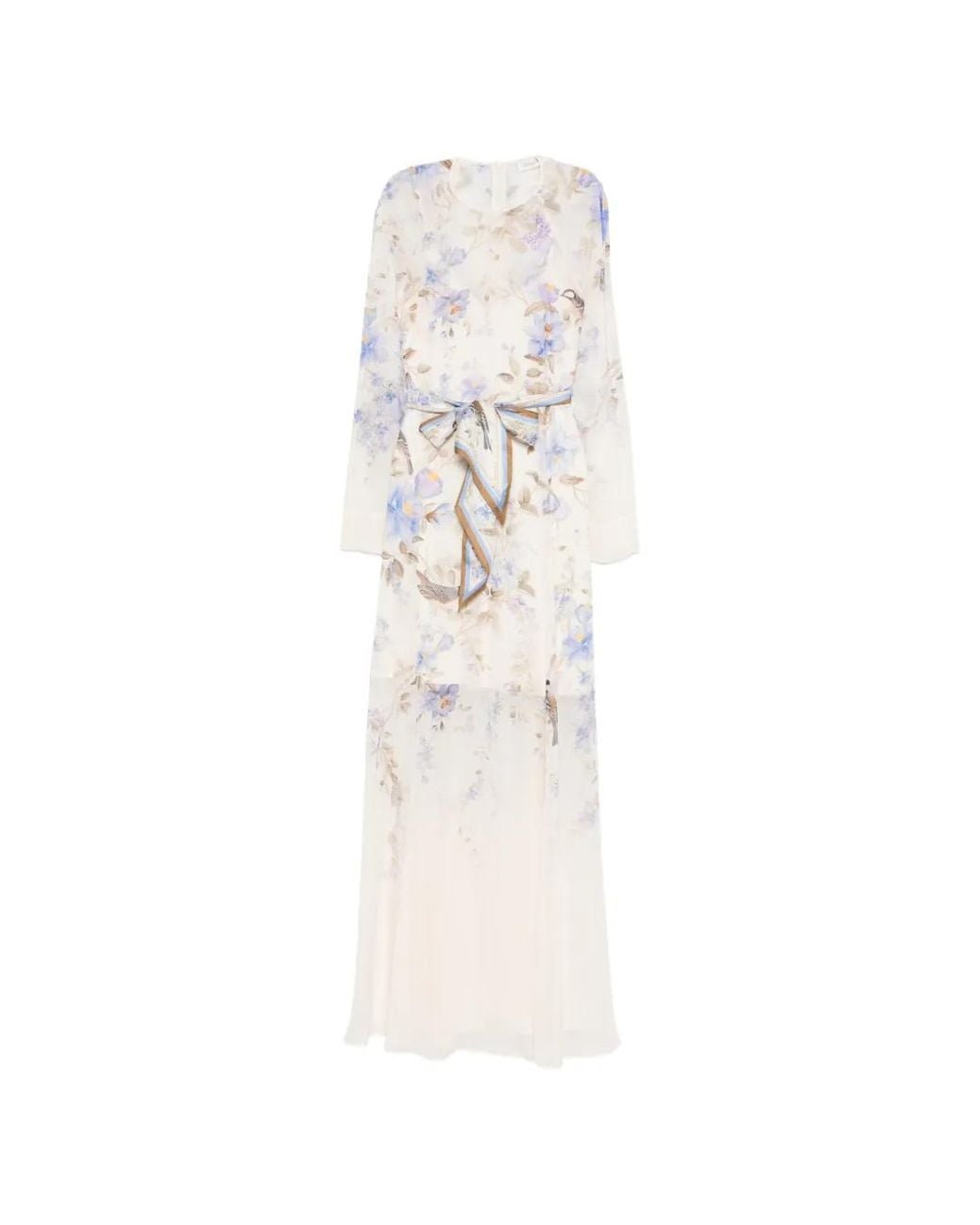Zimmermann White "Luna Sheath" Long Dress