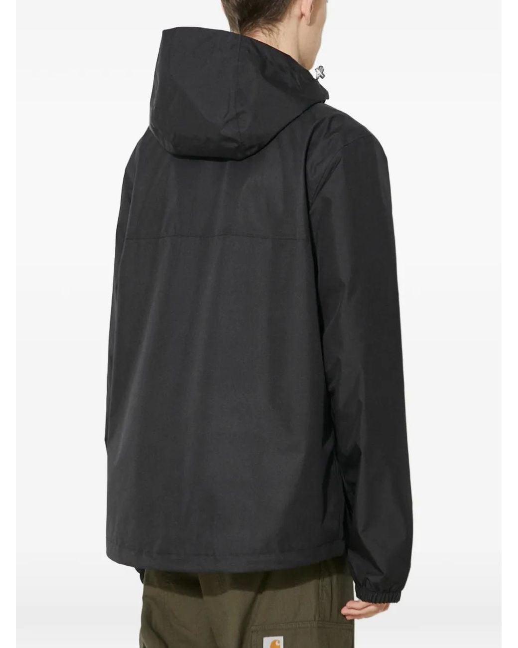 Helly Hansen Black Vancouver Hooded Logo-Print Jacket for men