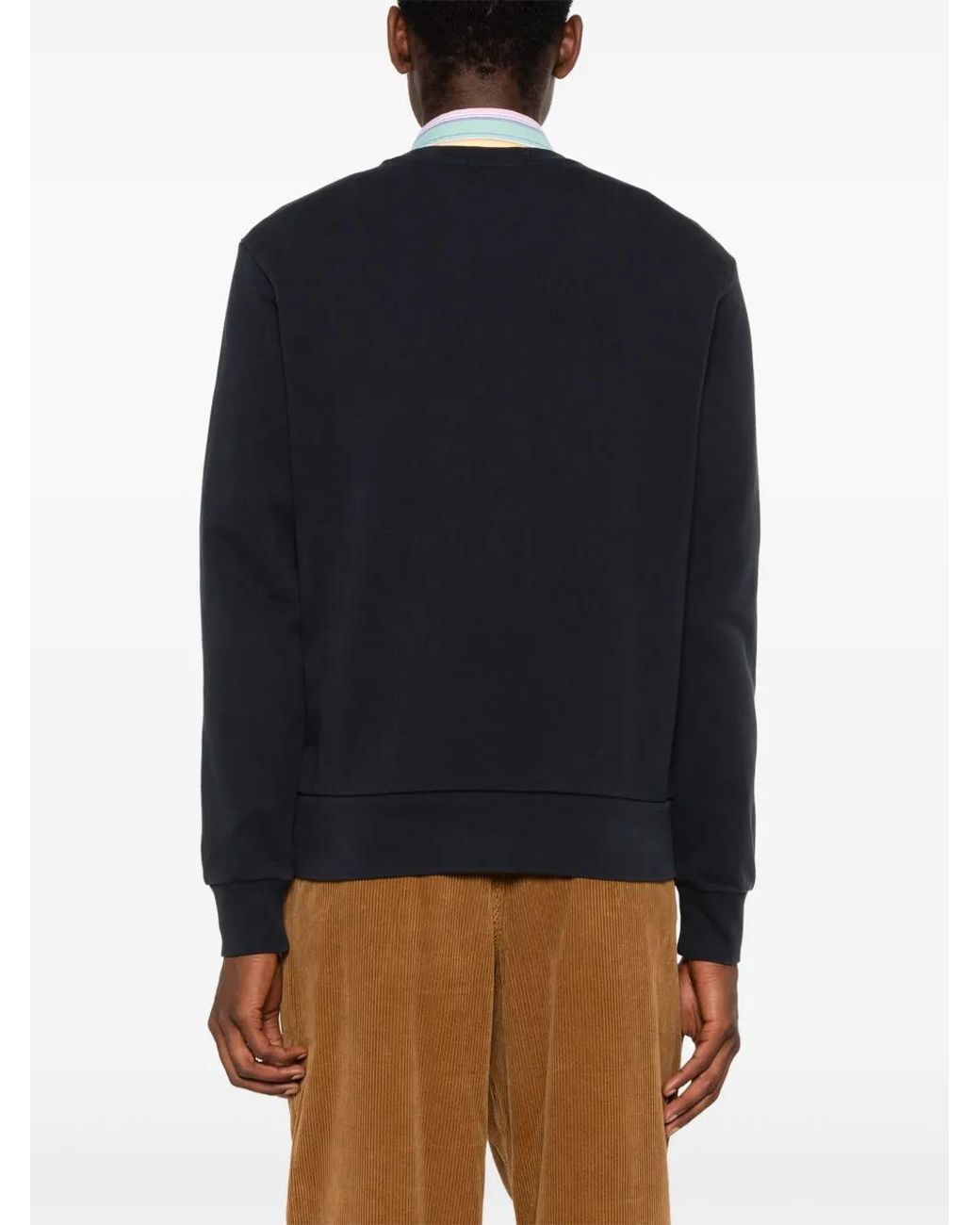 Polo Ralph Lauren Black Loopback Fleece Sweatshirt for men