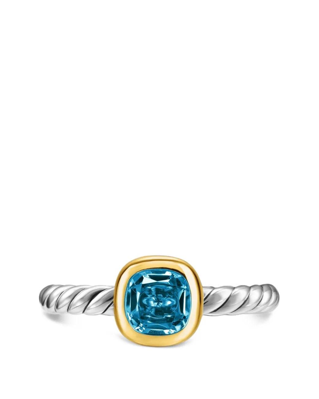 David Yurman Blue Mercer Topaz Ring