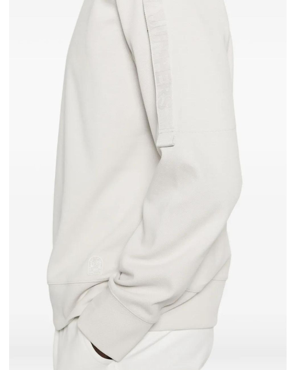 Parajumpers White Crew-Neck Sweatshirt for men