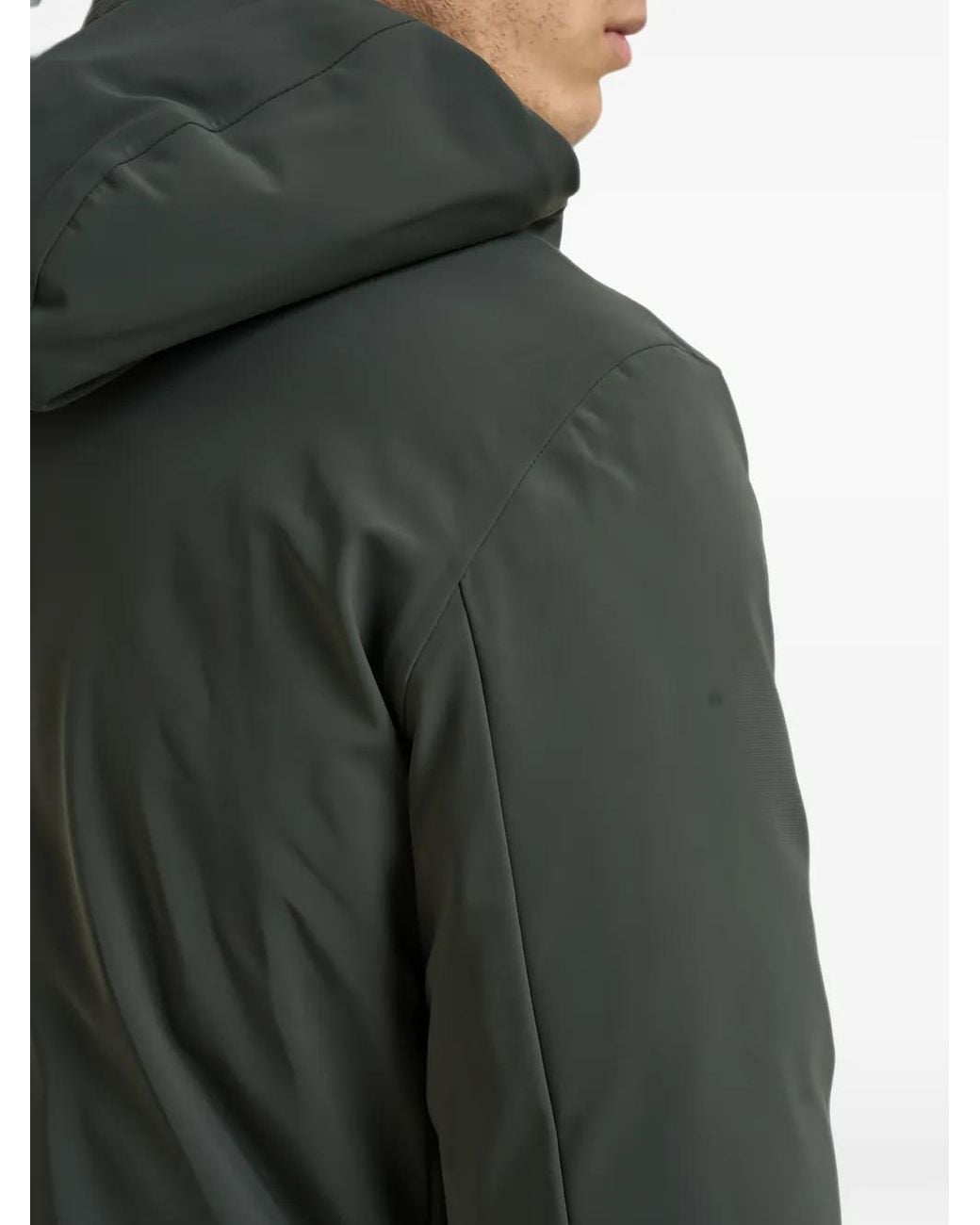 Rrd Green Surflex Winter Hooded Zip-Up Jacket for men