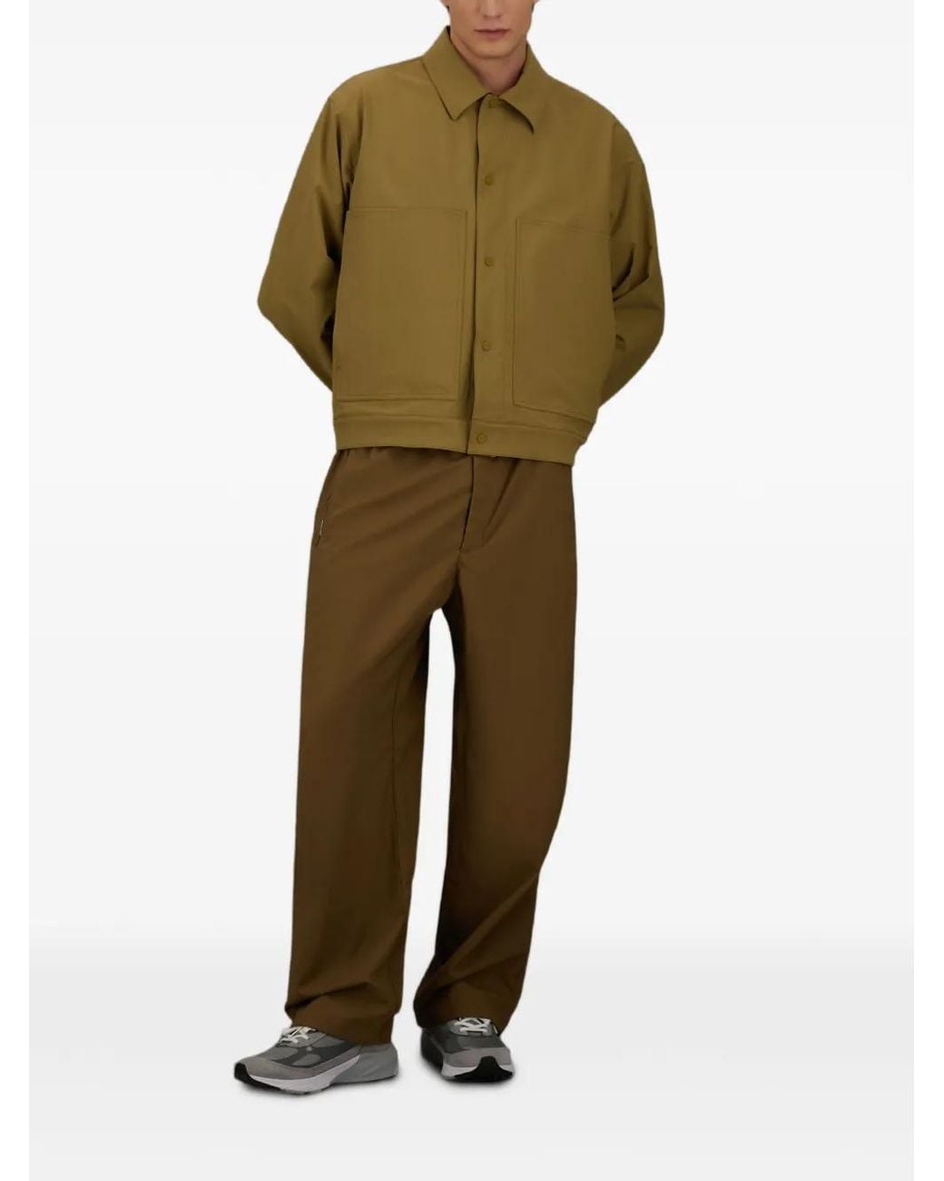 Laminar Green Long-Sleeved Shirt Jacket