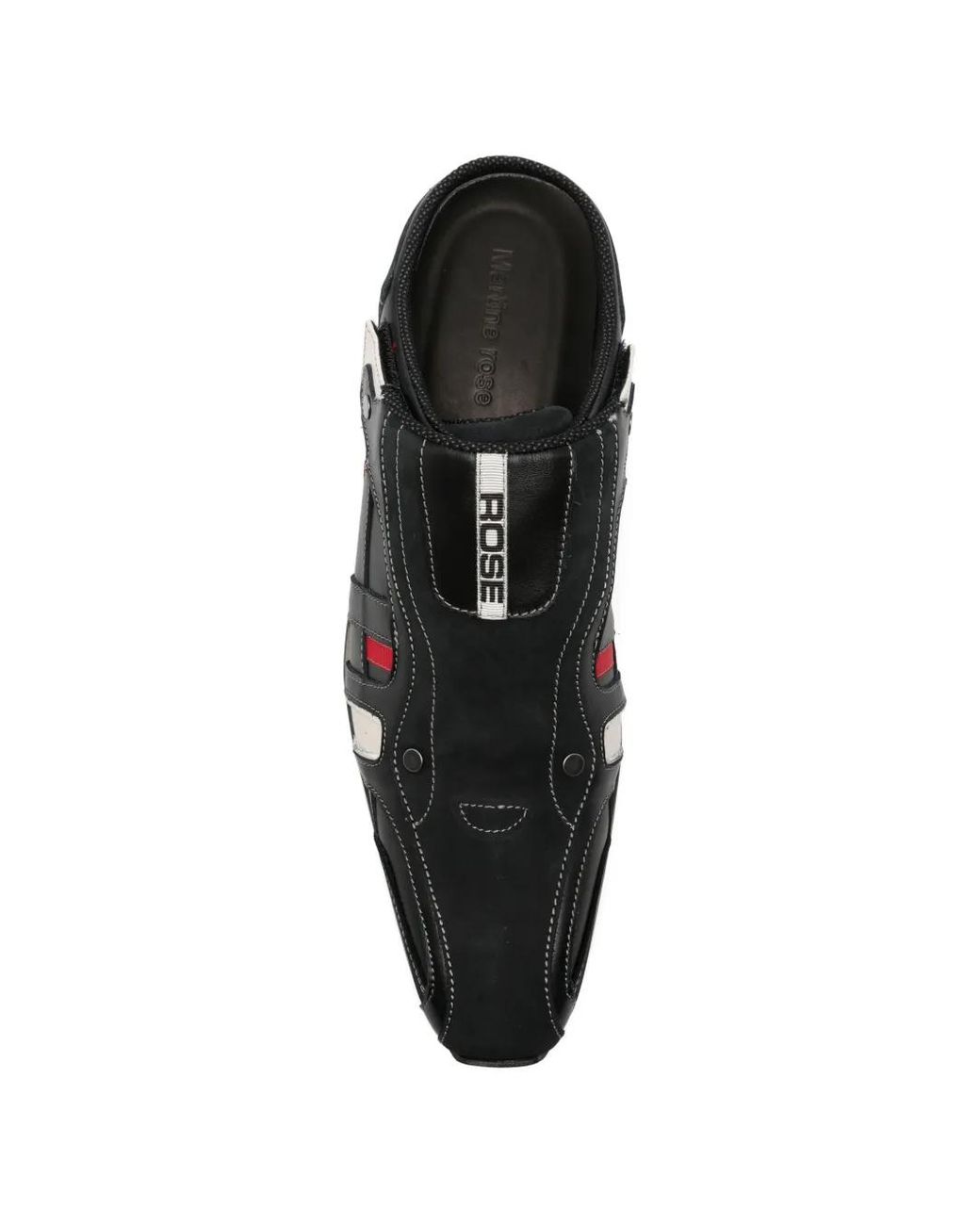 Martine Rose Black Heeled Mules for men
