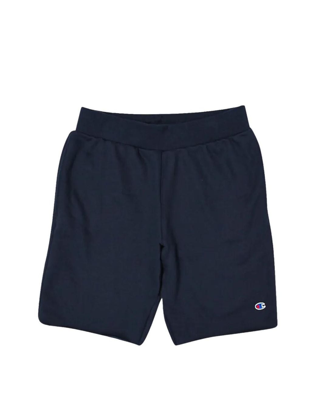 Champion Blue Logo-Patch Fleece Shorts for men