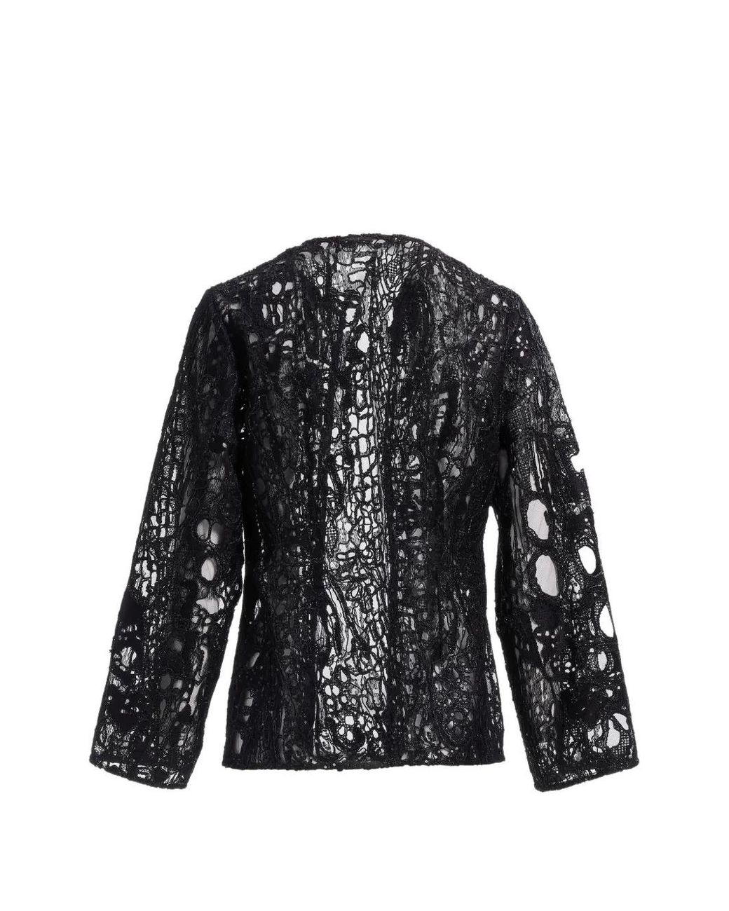 Elie Saab Black Sequin-Embroidered Jacket