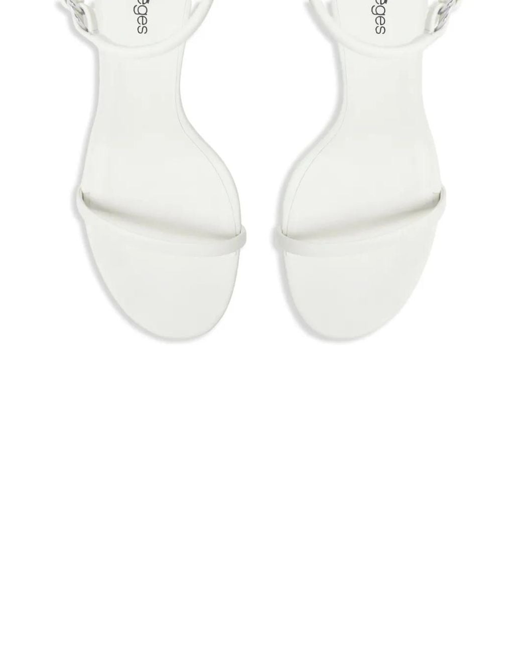 Courreges White Oblique Sandals