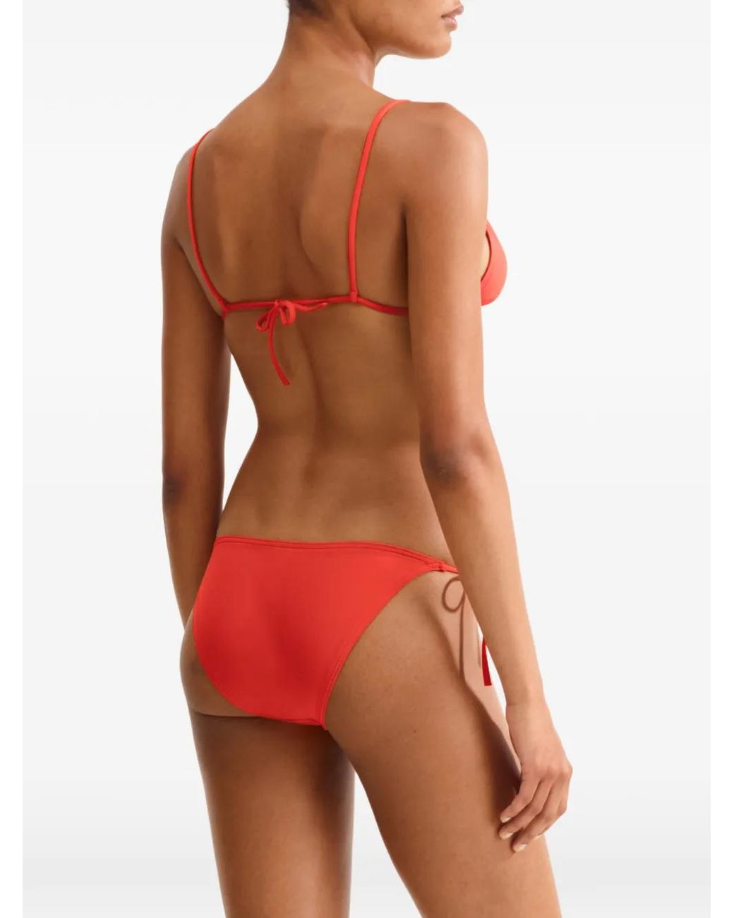 Eres Red Mouna Triangle Bikini Top