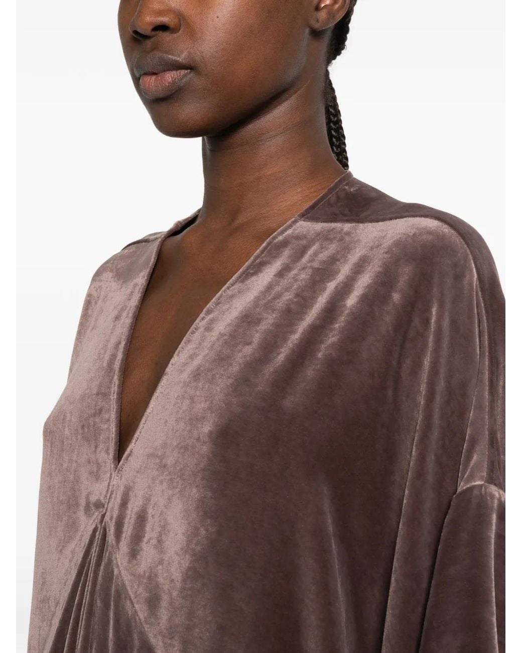 Rick Owens Brown Tommy Kite Gown