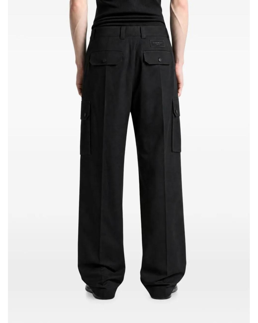 Givenchy Katoenen Cargo Broek in het Black voor heren