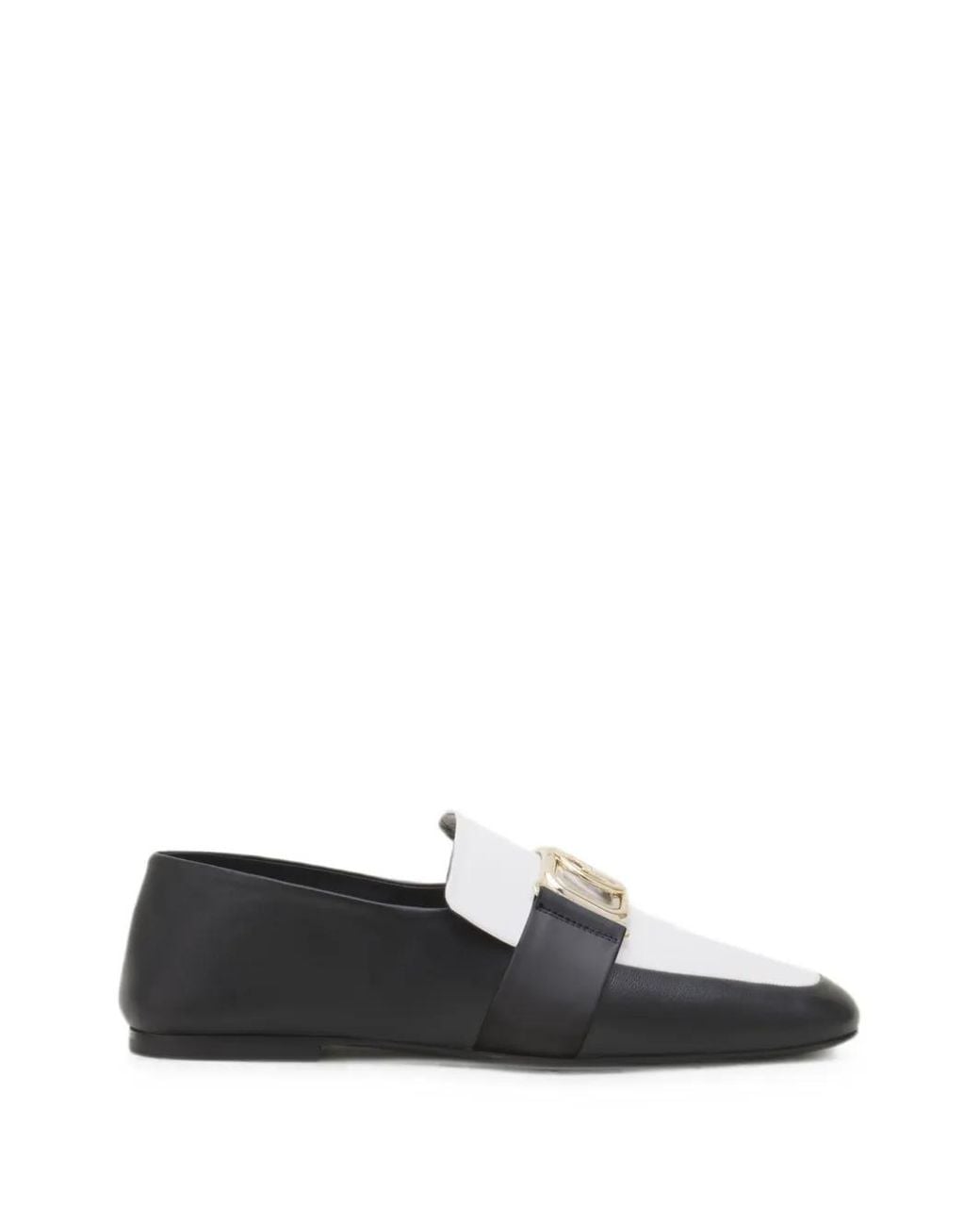 Lanvin White Mother And Child Logo-Plaque Loafers