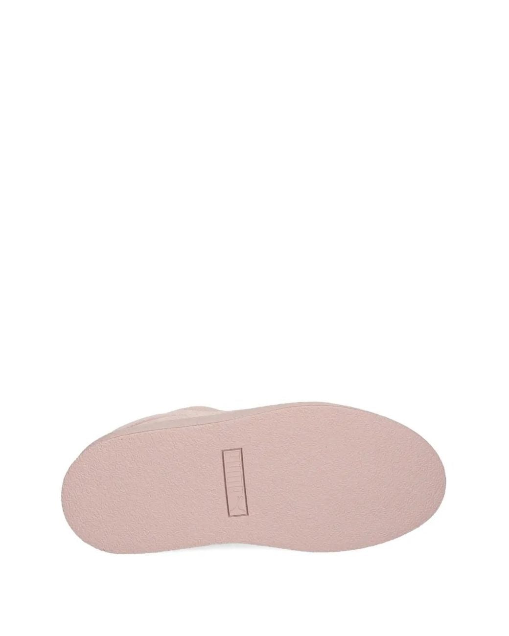 PUMA Pink Ca Luxe Elevated Platform Sneakers