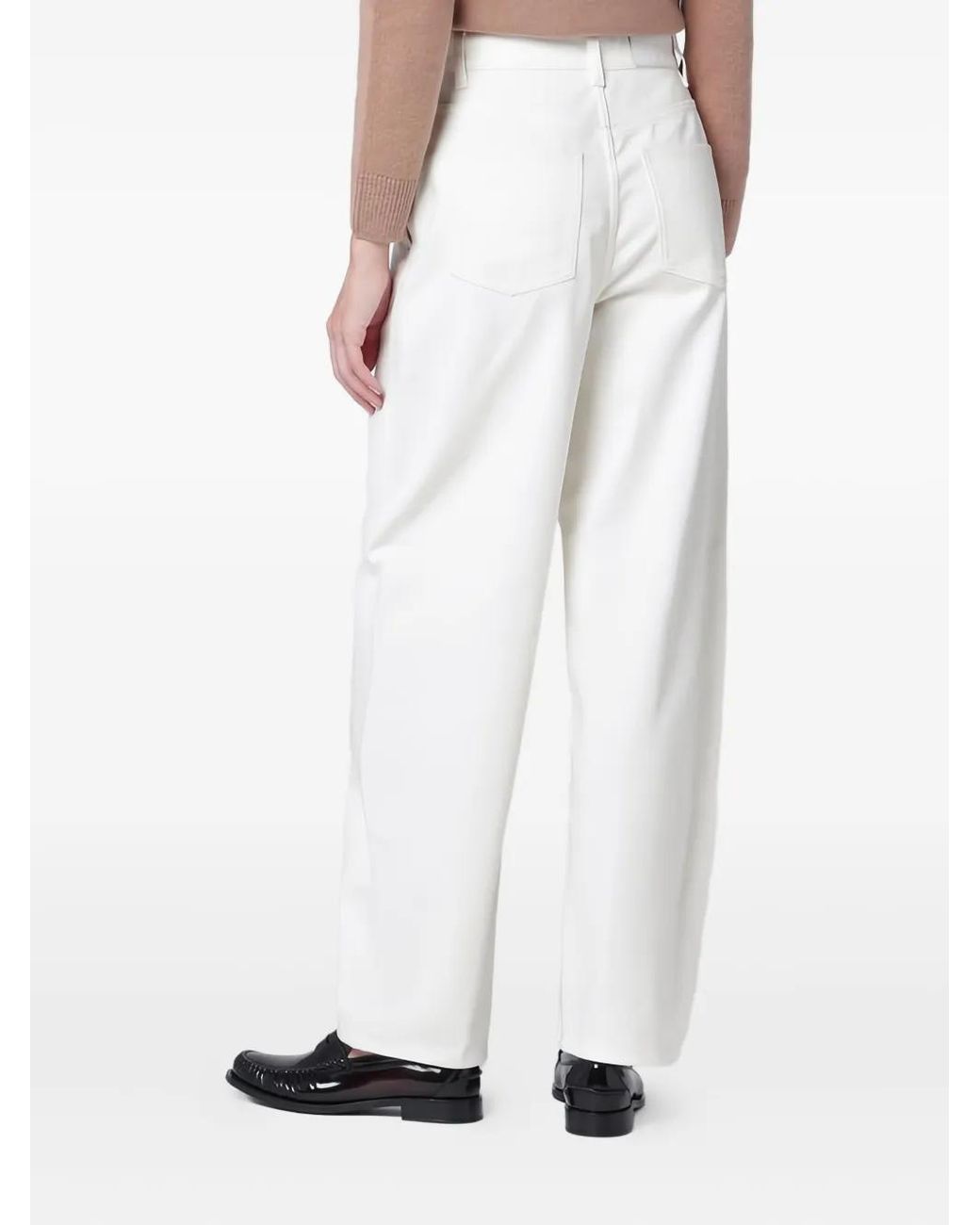 Vaqueros Boyfriend Maison Kitsuné de color White
