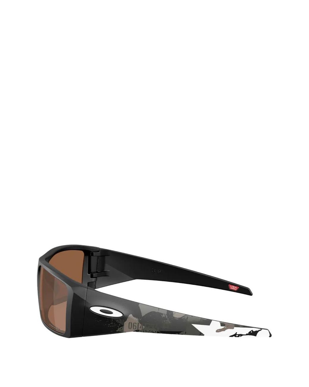 Oakley Black Heliostat Prizm Rectangle-Frame Sunglasses for men