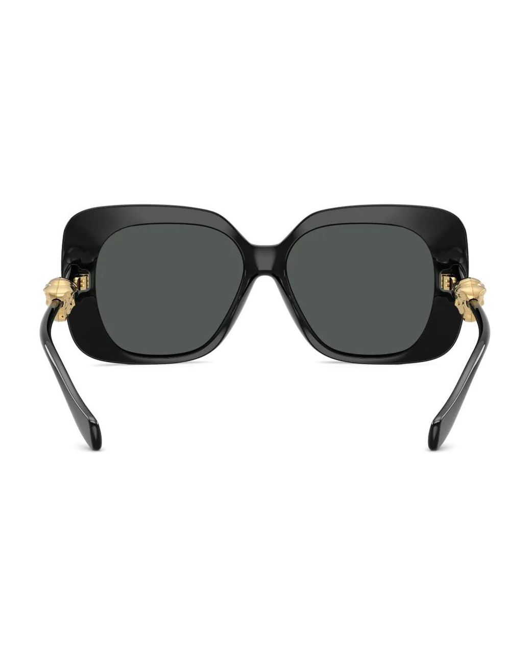 Versace Black Medusa Square-Frame Sunglasses