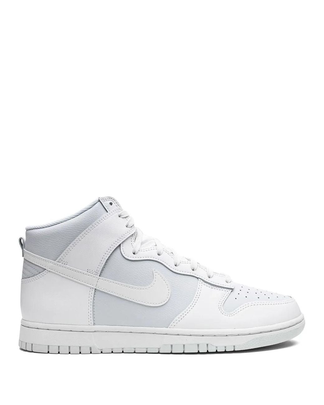 Nike White Dunk High "Summit/Pure Platinum" Sneakers for men