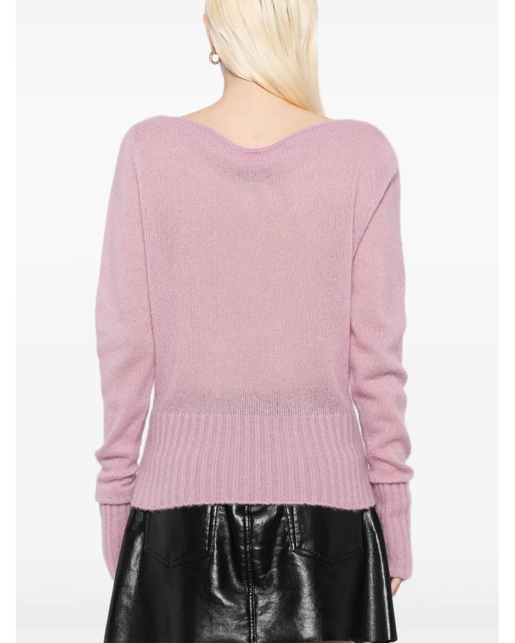 Tom Ford Pink Boat-Neck Sweater
