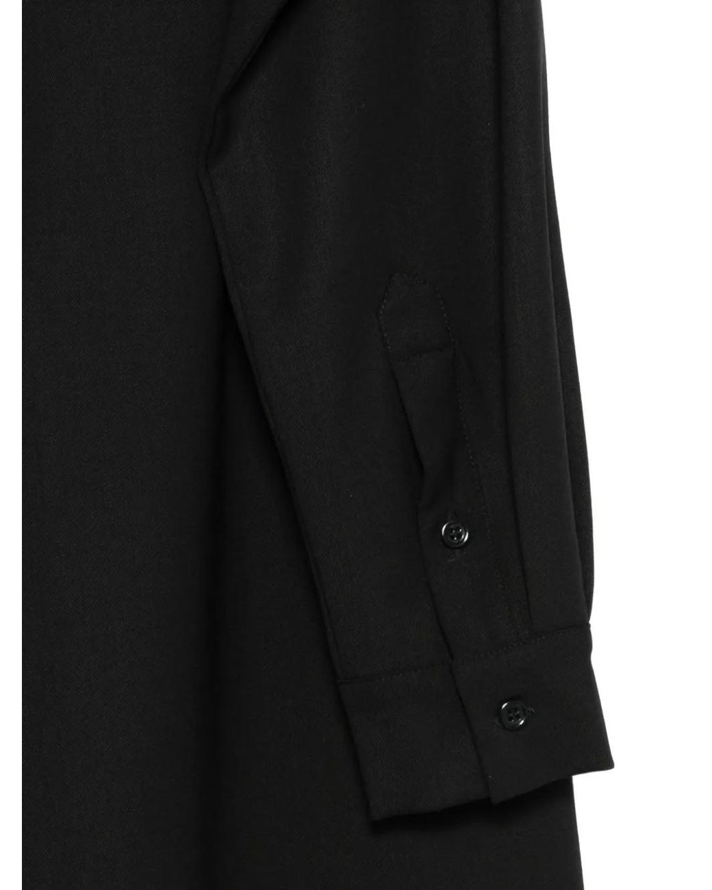 MEDEA Black Layered-Design Trousers