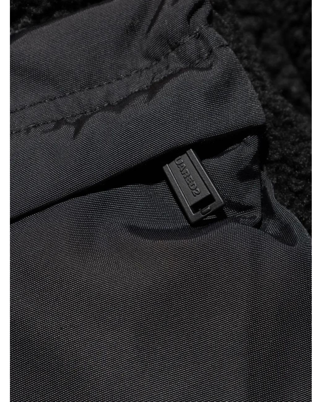 DSquared² Black Fleece Hoodie for men