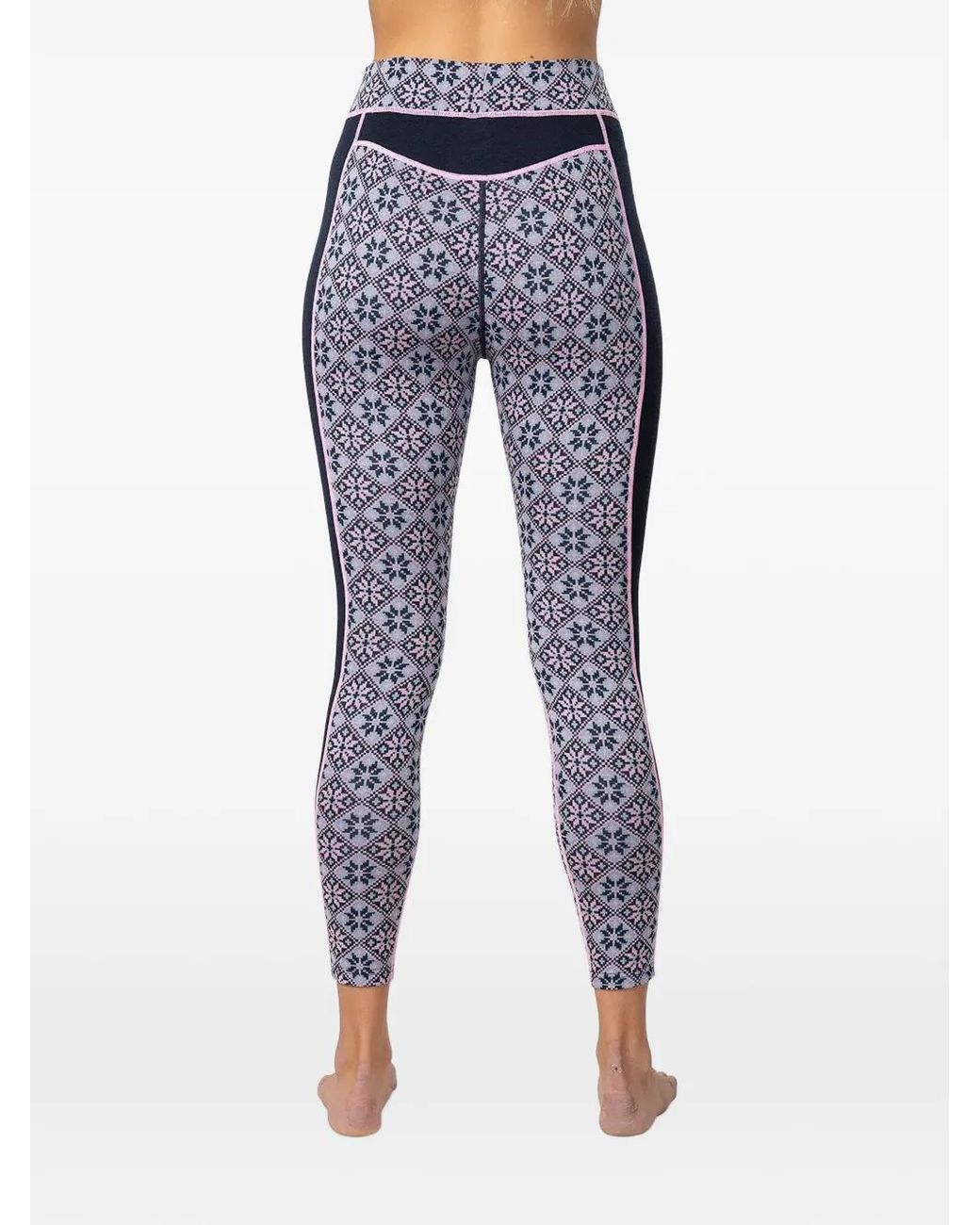 Kari Traa Blue Rose Fair Isle-Patterned Layer Pants