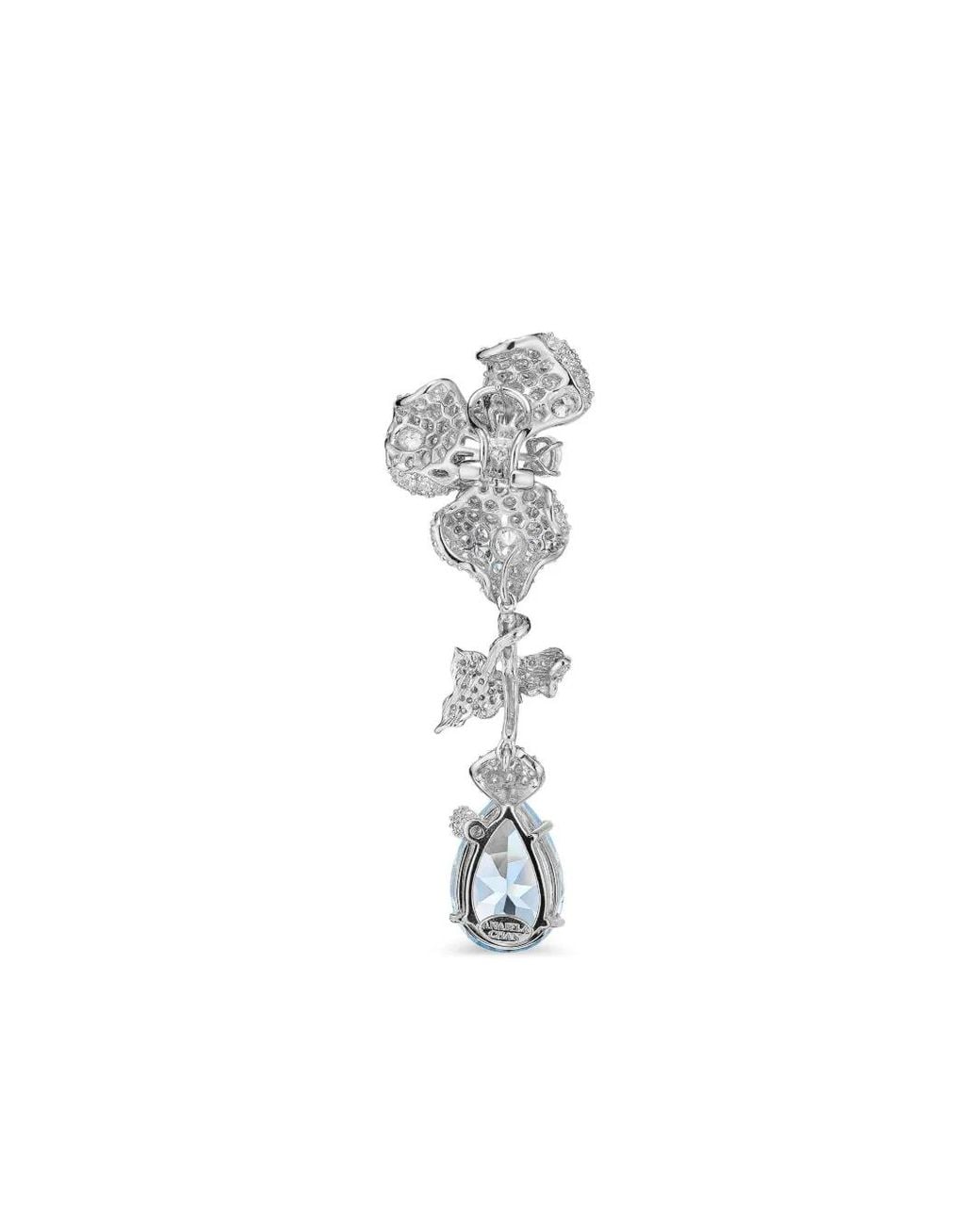 Anabela Chan White Rhodium Vermeil And 14K Orchid Aquamarine And Diamond Earrings