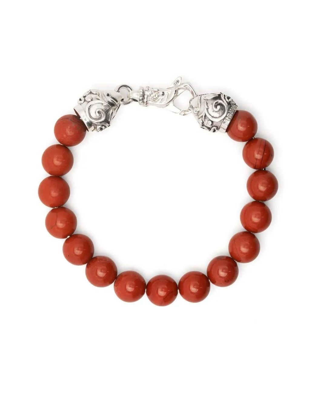 Emanuele Bicocchi White Jasper Beaded Bracelet