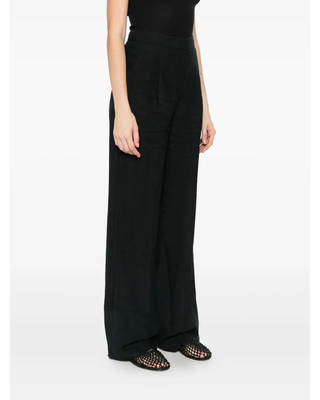Occleus Black Kelsey Flared Trousers
