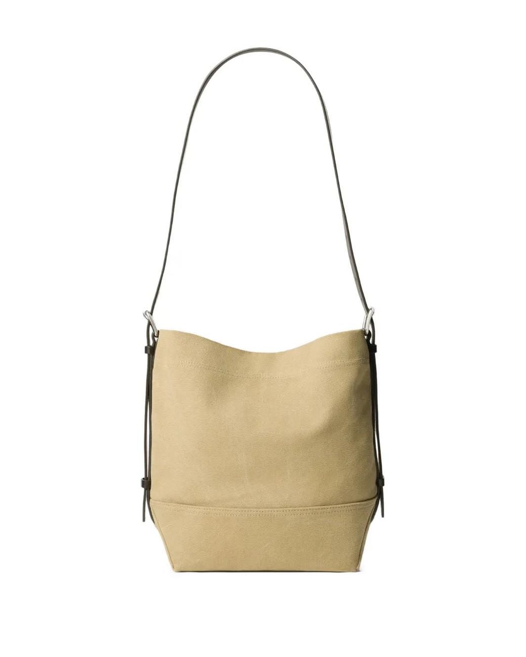 Lemaire White Small Belted Tote Bag